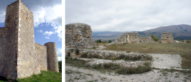 PrataD'Ansidoniaに残る城砦と遺跡